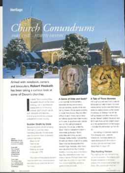 GENERAL FEATURE ARTICLE DEVON LIFE   